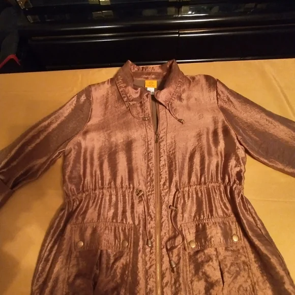 Ruby Rd Women's Metallic Bronze Jacket - Picture 11 of 13